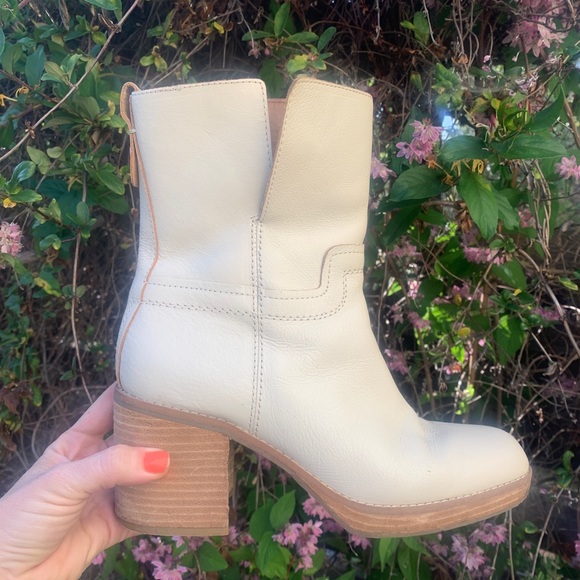 Franco Sarto Evette Block Heel Boots 9.5 - Picture 3 of 6